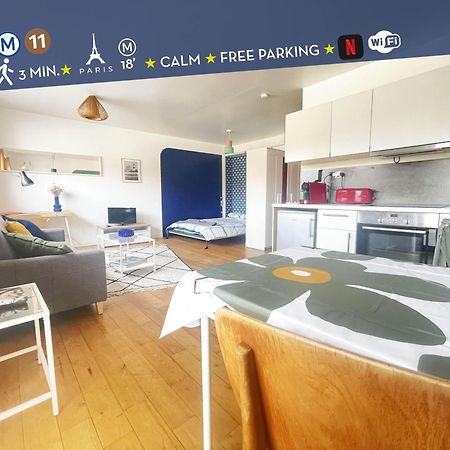 Le Balcon Rouge Apartment Noisy-le-Sec Bagian luar foto