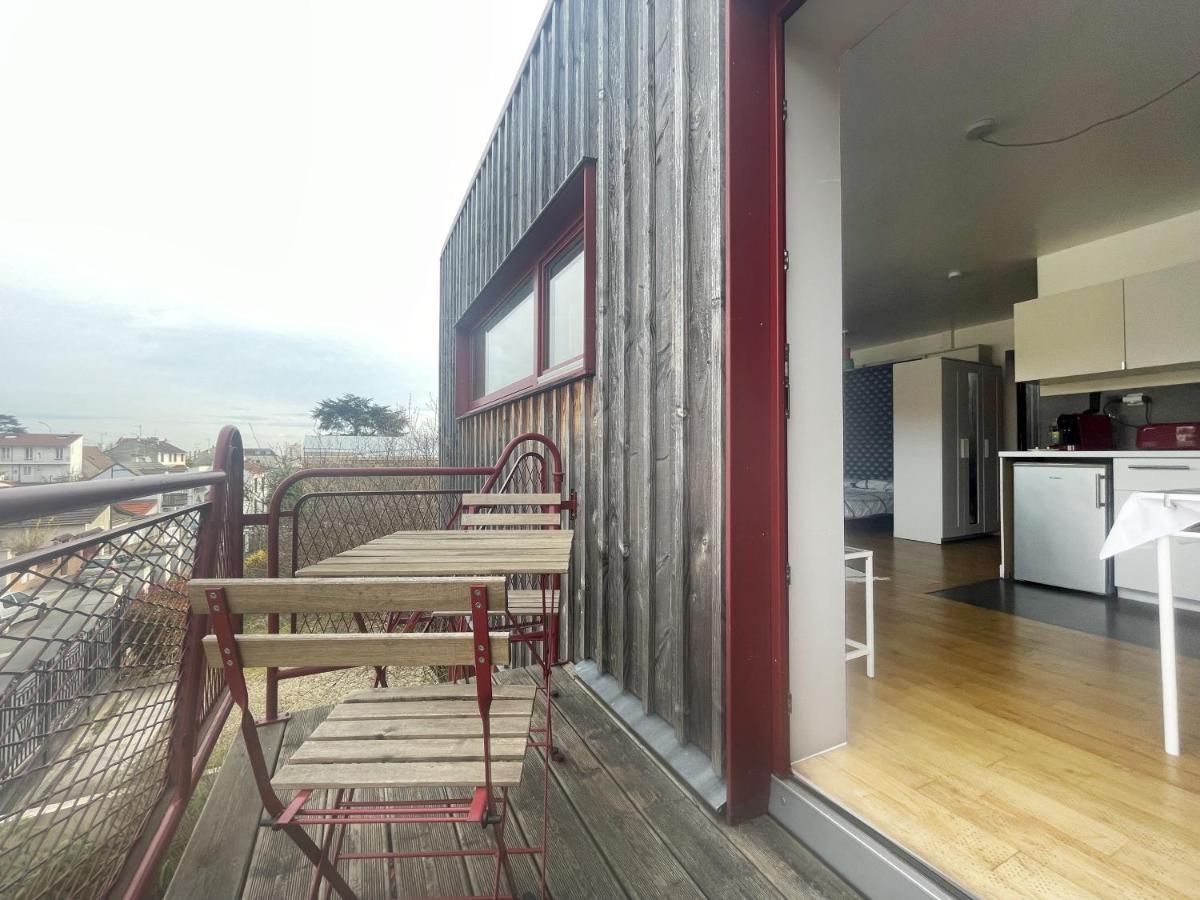 Le Balcon Rouge Apartment Noisy-le-Sec Bagian luar foto